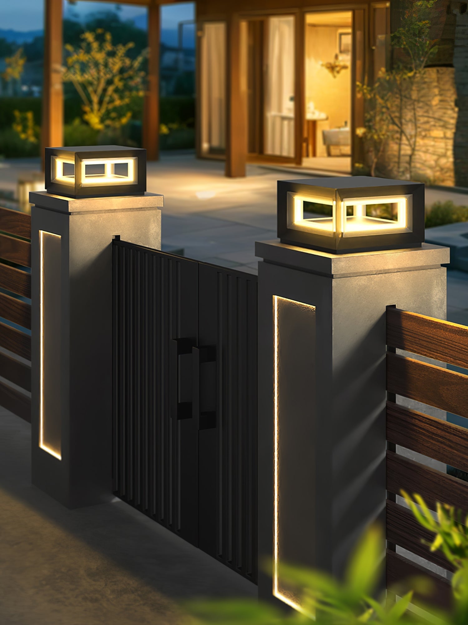 Outdoor Post Light - Waterproof LED Lamp for Garden, Patio & Pathway