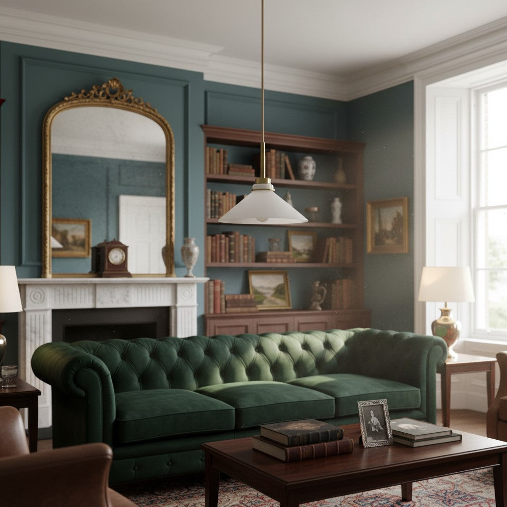 Aurenza Moderne Bauernhaus-Pendelleuchte – Verstellbarer Schirm für warmes Ambiente