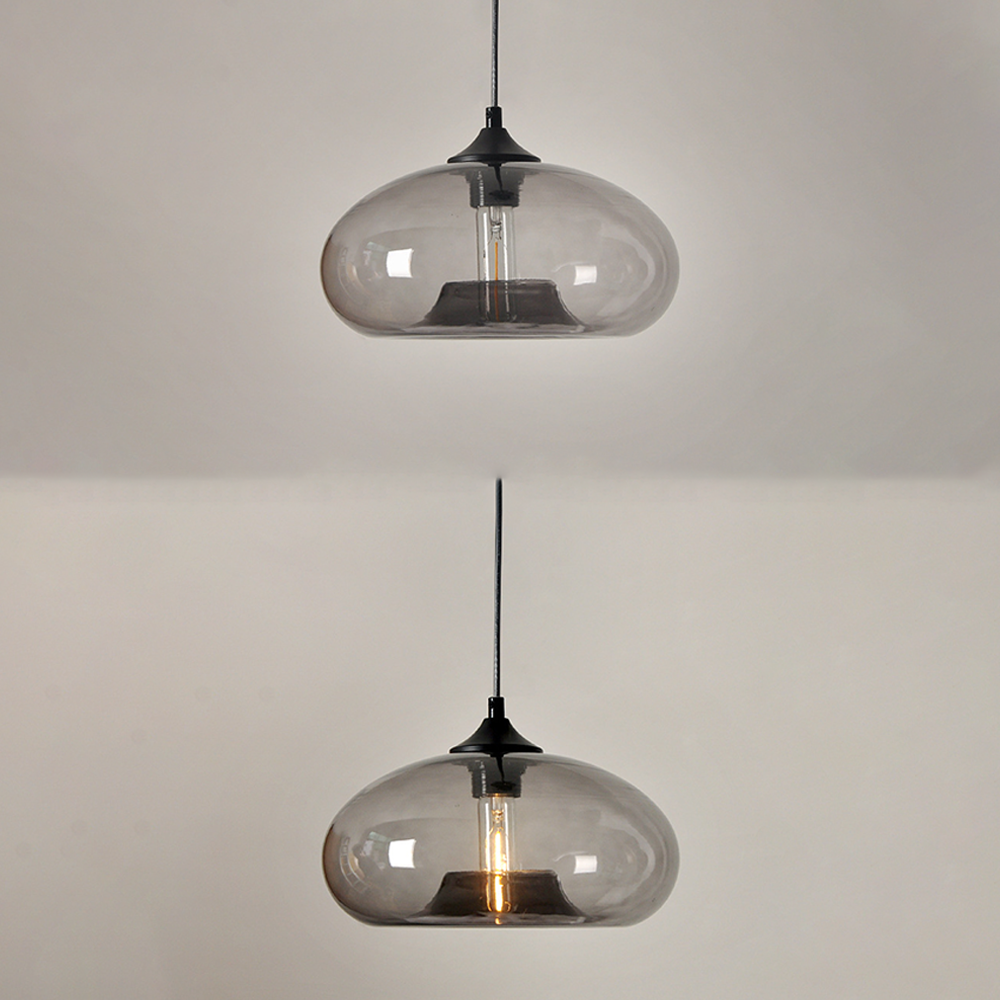 Artistic Glass Pendant Light - Colorful Unique Lamp for Dining Room