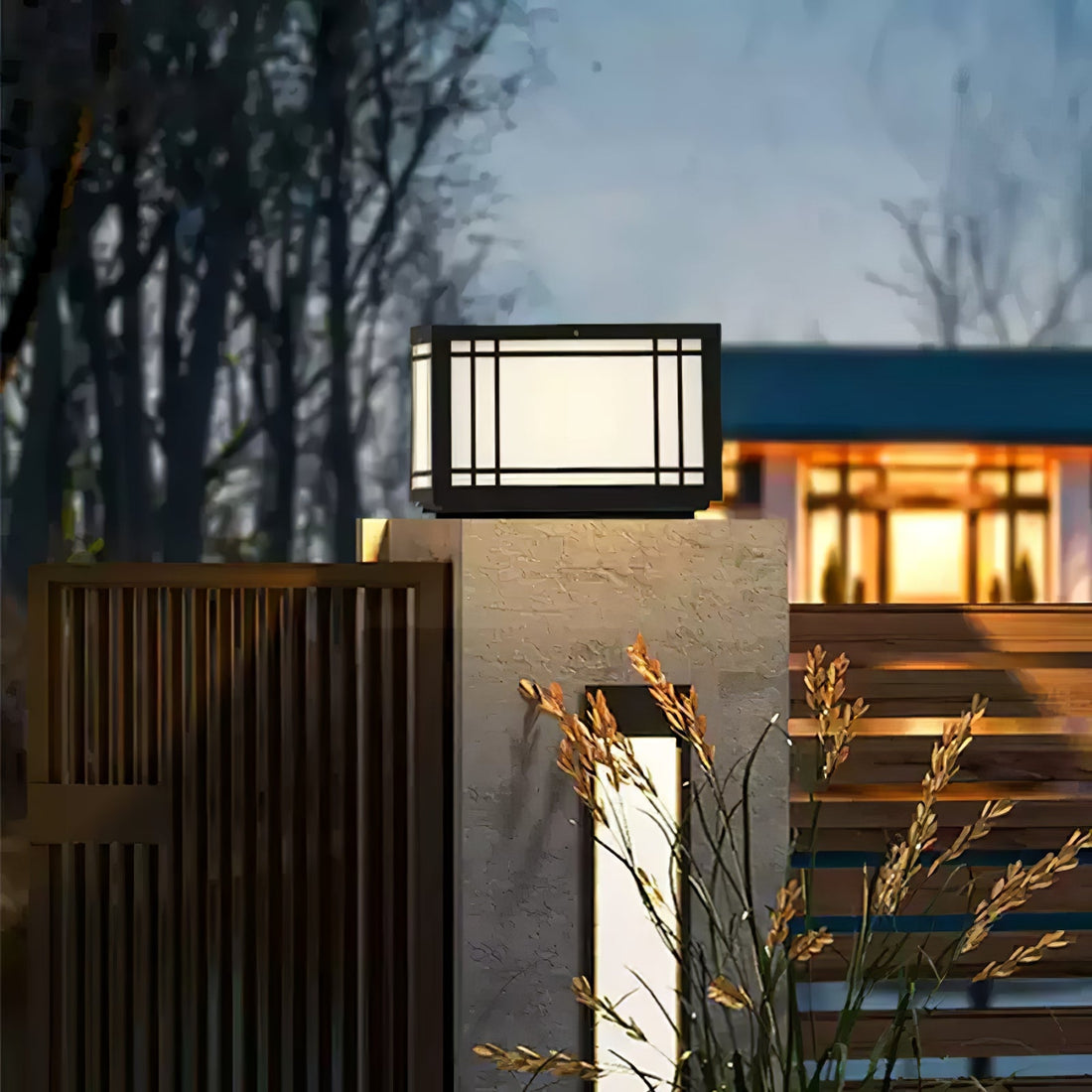 Solar Cube Laterne Außenlampe - Moderne Garten &amp; Terrasse Ambientebeleuchtung