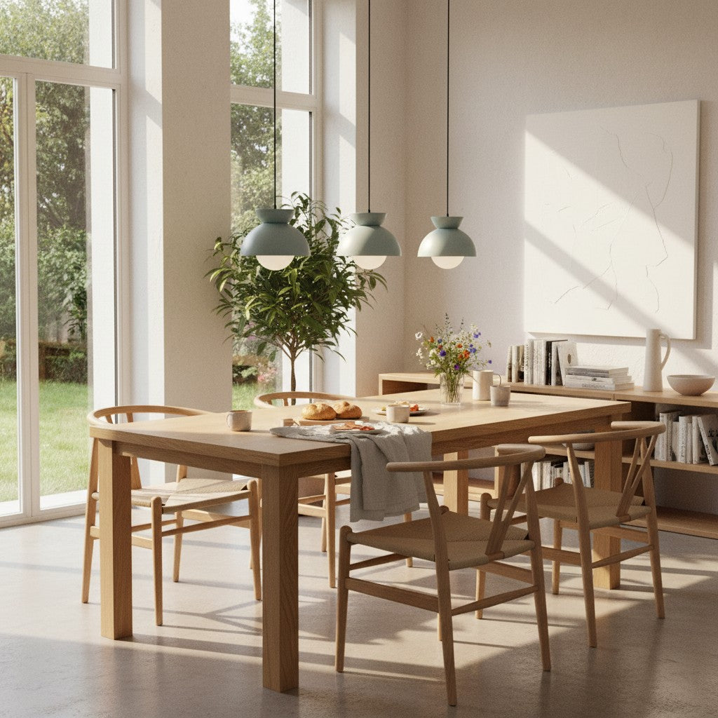 Aurelia Modern Dome Pendant Light – Sculptural Nordic Design