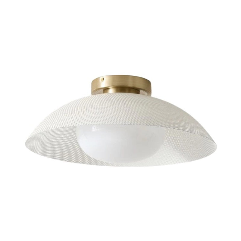 Elorina Flush Mount Glass/Metal Ceiling Light - A Stylish Fixture for Modern Spaces