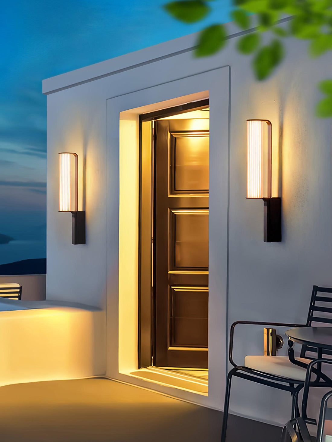 Outdoor Floor Lamp - Stainless Steel Acrylic Industrial Lighting