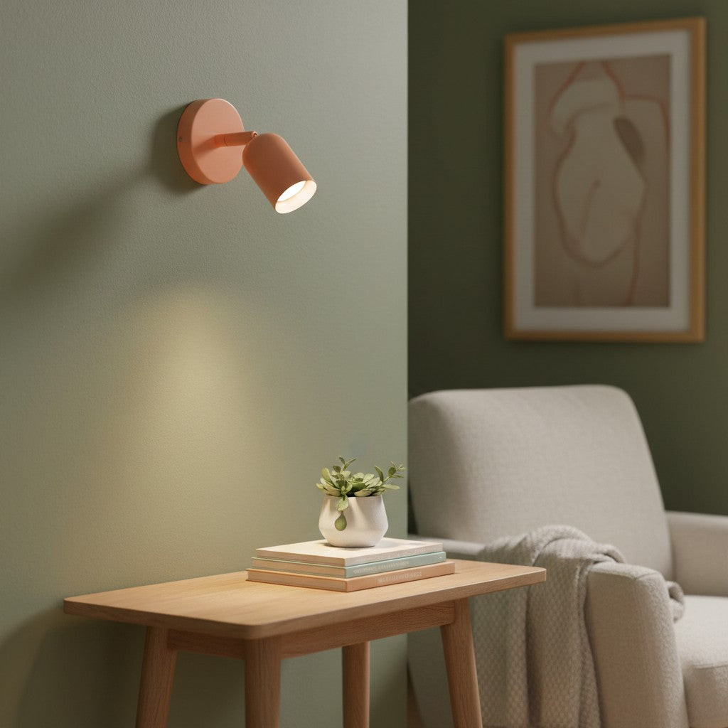 Bauvera Bauhaus-Inspired Wall Light – Clean Lines Bedside Fixture for Interior Spaces N53