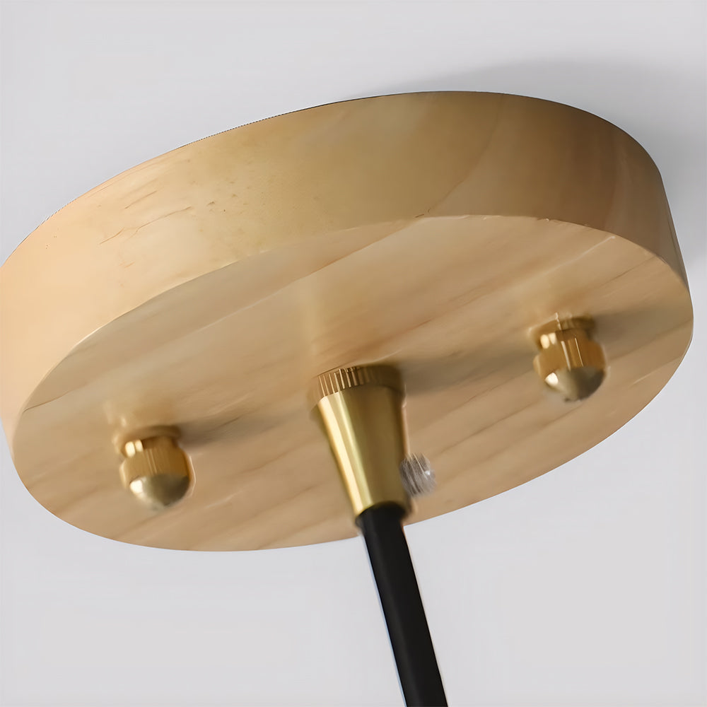 Retro Glass Pendant Light - Creative Bedroom Lighting Vintage
