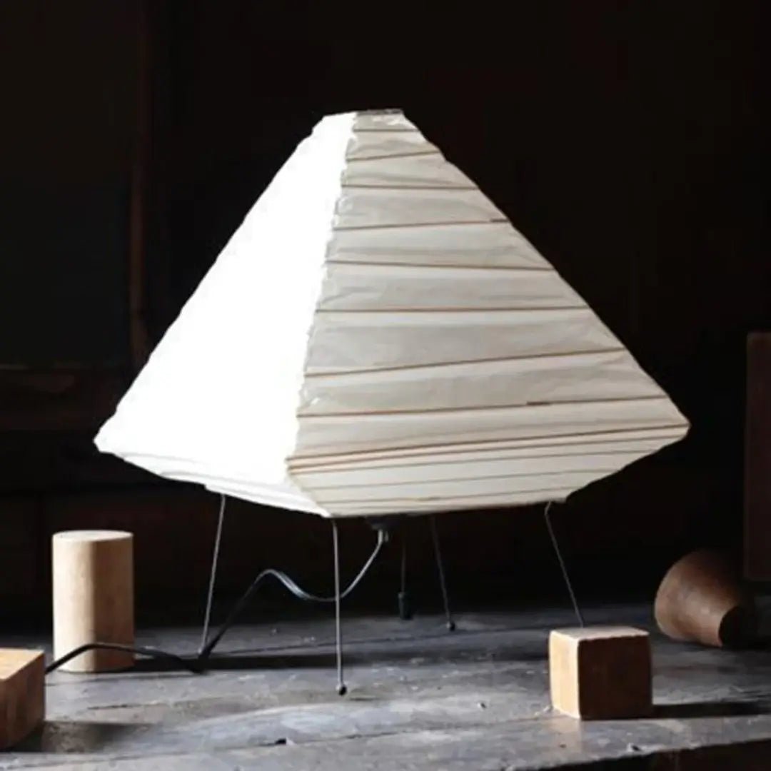 Simplicity Paper Table Lamp - Japanese Craft Paper Lamp for Entryway