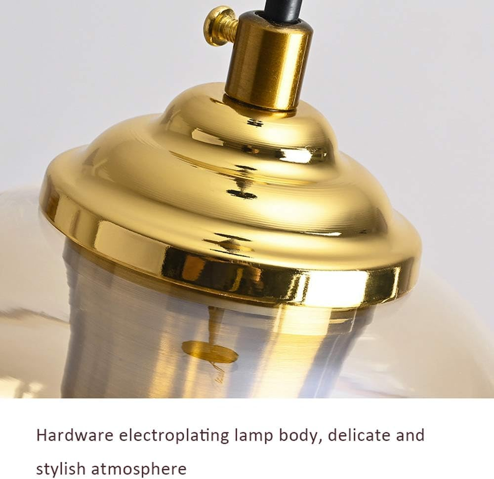 Glass Modern Pendant Lighting - Multi-layer Ring Fixture for Kitchen