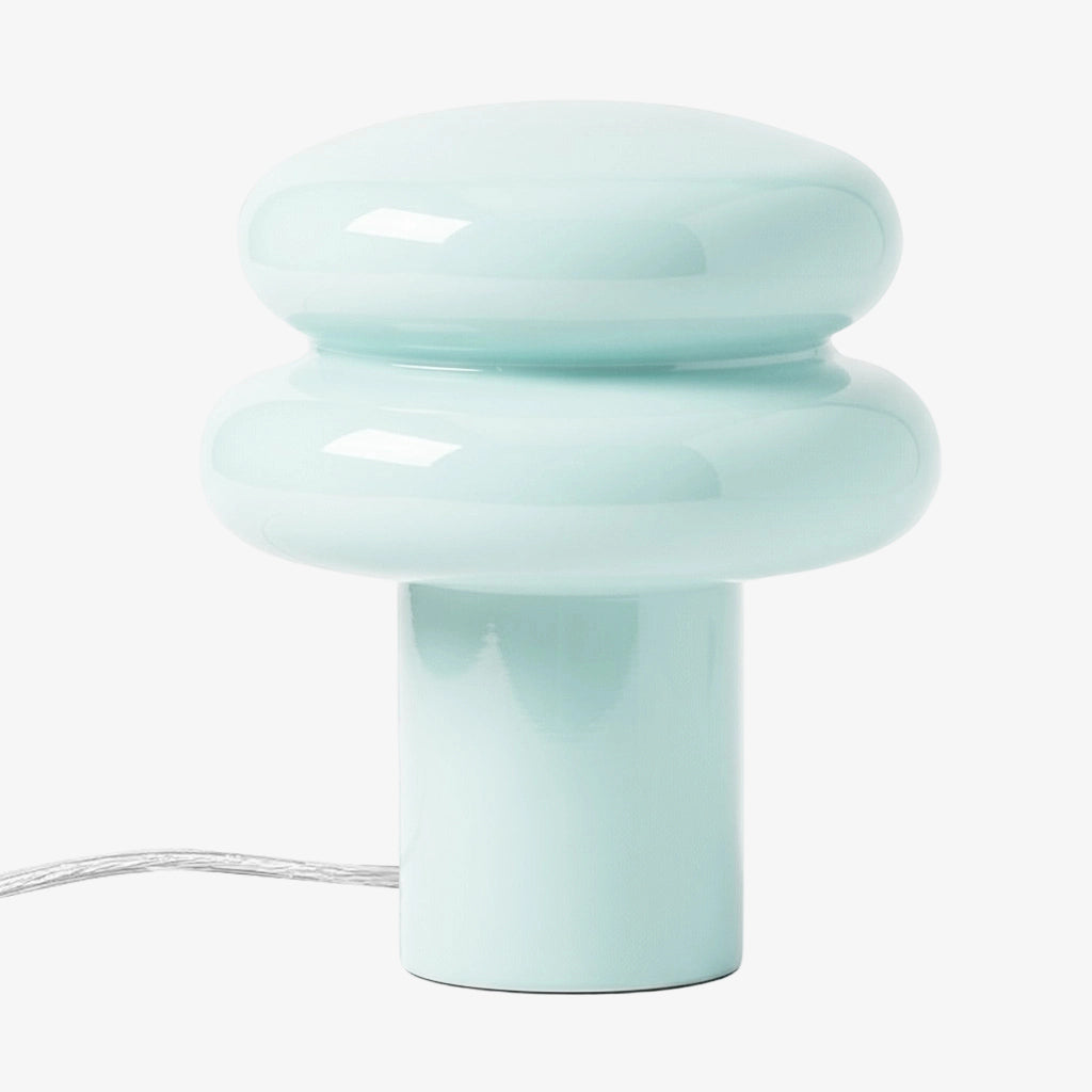 Orra Decorative Opal Table Lamp - Minimalist Bauhaus Desk Side Table Light