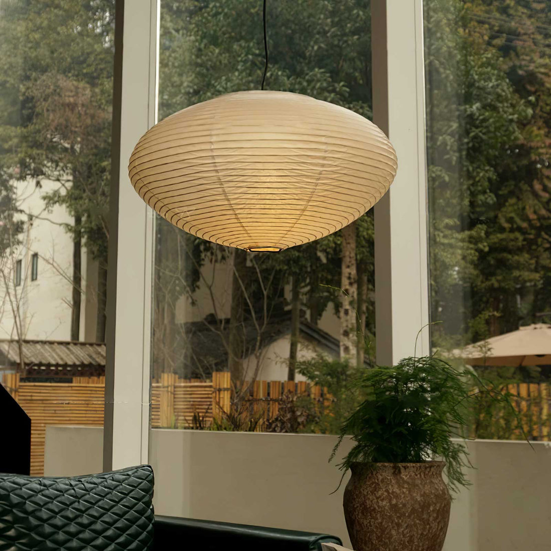 Mulberry Washi Pendelleuchte – Sanftes handgefertigtes Licht für warmes Wohndekor