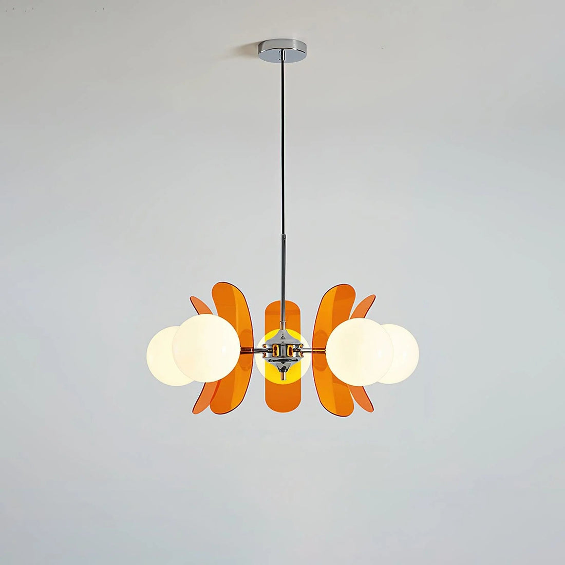 Art Deco Pendant Light - Petal Acrylic Material for Living Room