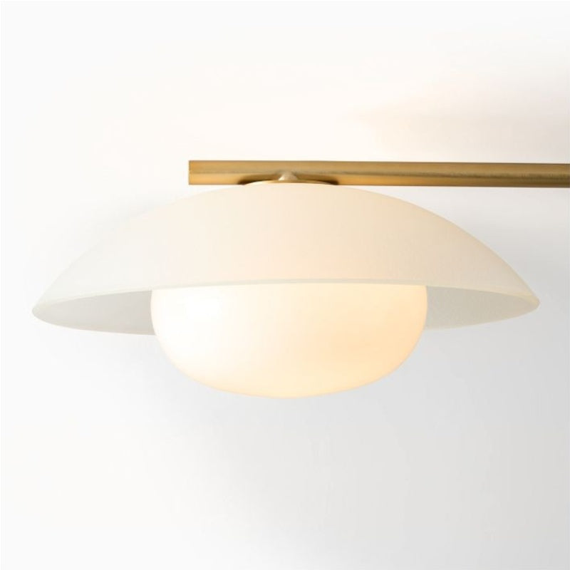 Elorina 3-Light Flush Mount Glass/Metal Ceiling Light - A Stylish Fixture for Modern Spaces