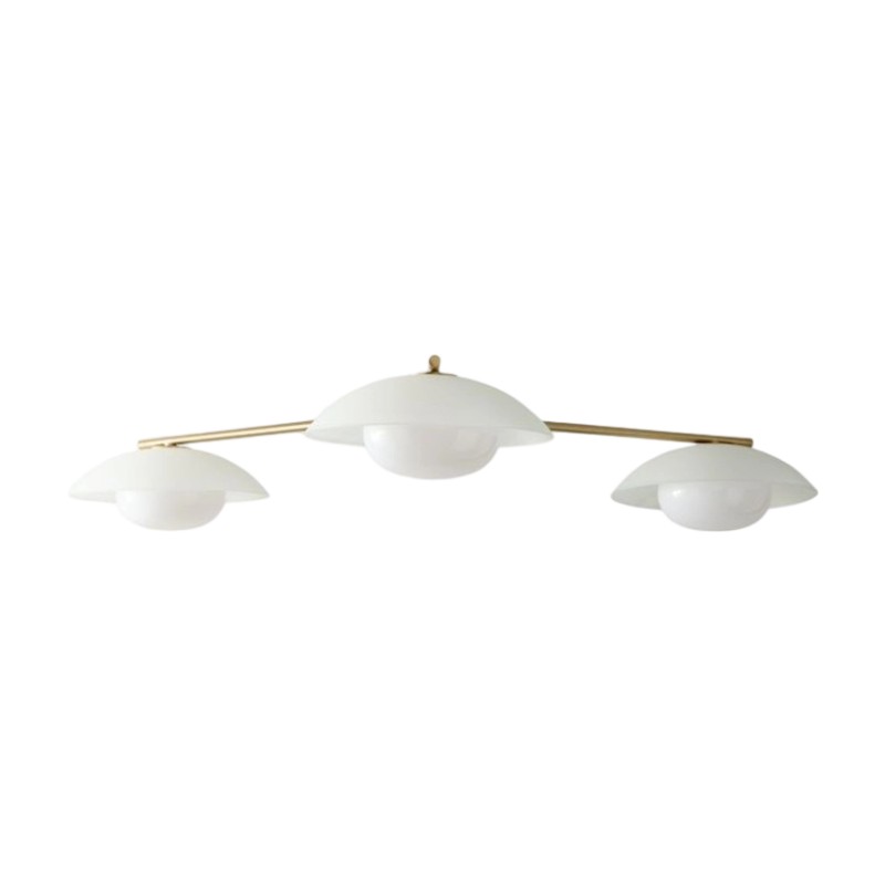 Elorina 3-Light Flush Mount Glass/Metal Ceiling Light - A Stylish Fixture for Modern Spaces