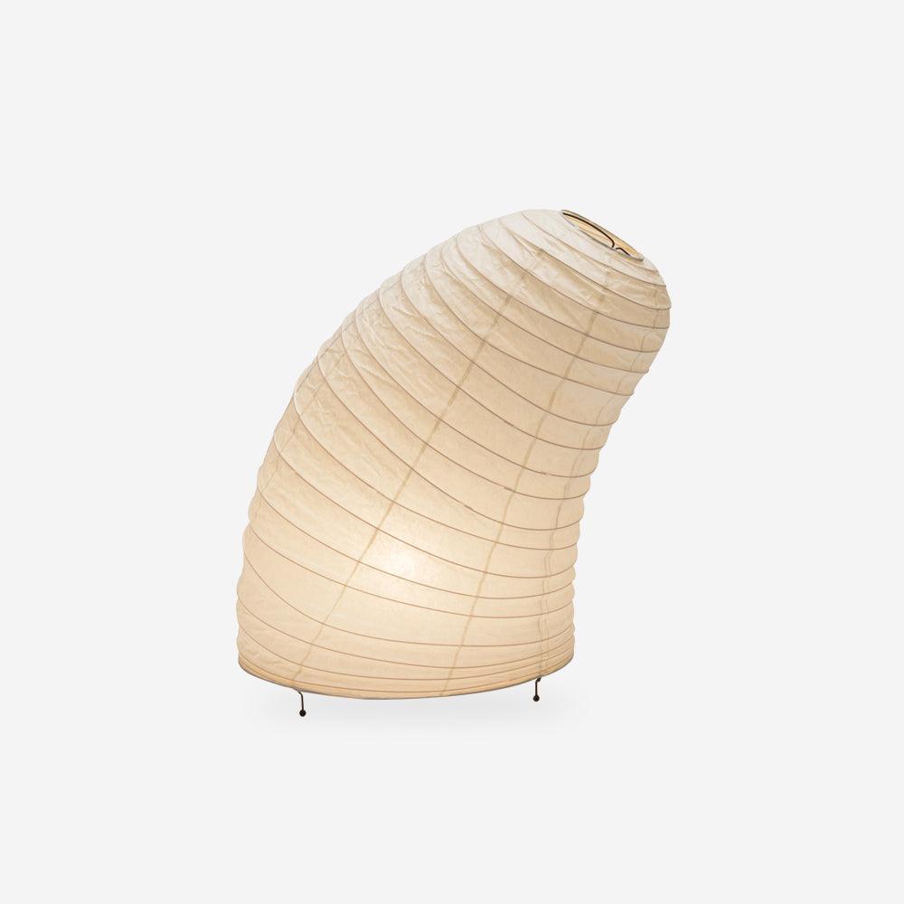 Japanisch inspirierte Papiertischlampe – Maulbeerpapierlampe fürs Schlafzimmer