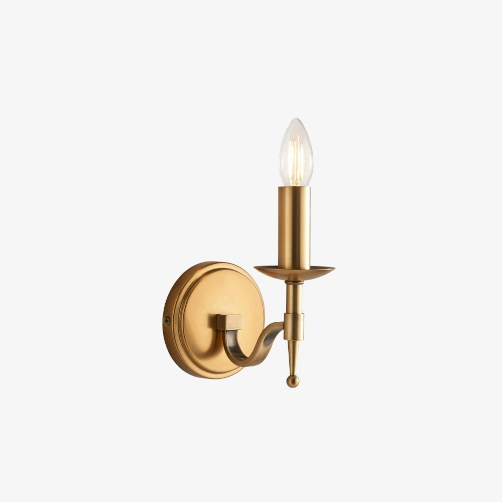 Tela Classic Wall Sconce Metal Wall Light - Elegant Wall Sconce Ideal for Hallway or Living Room