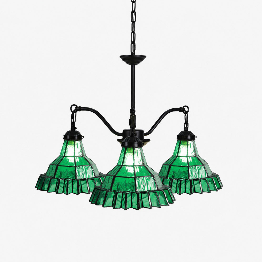Vintage Stained Glass Pendant Light 2