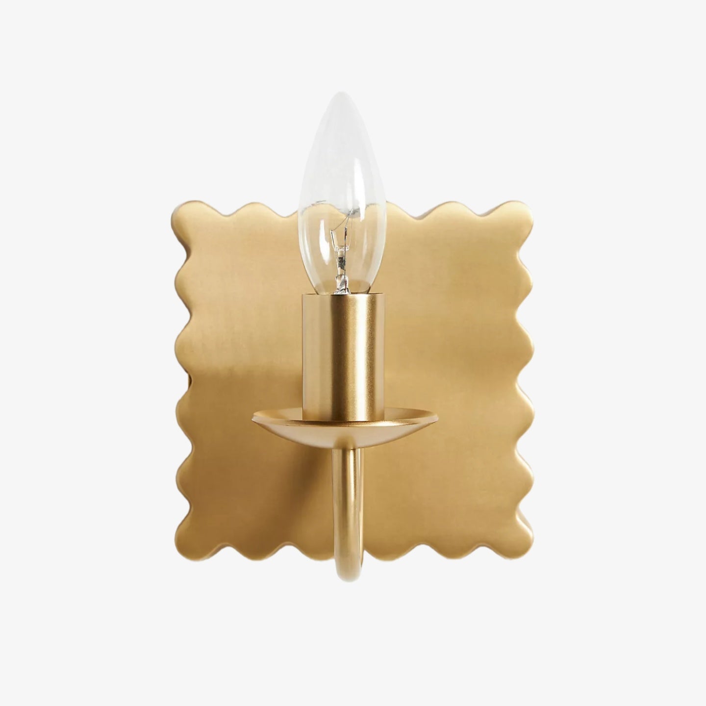Modo Decorative Wall Light – Modern Wavy Metal Wall Sconce for Bedrooms and Hallways