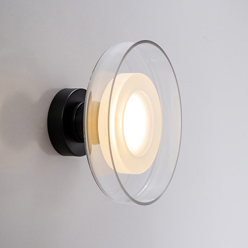 Nordic Wall Sconce - Modern Glass Round LED Lighting