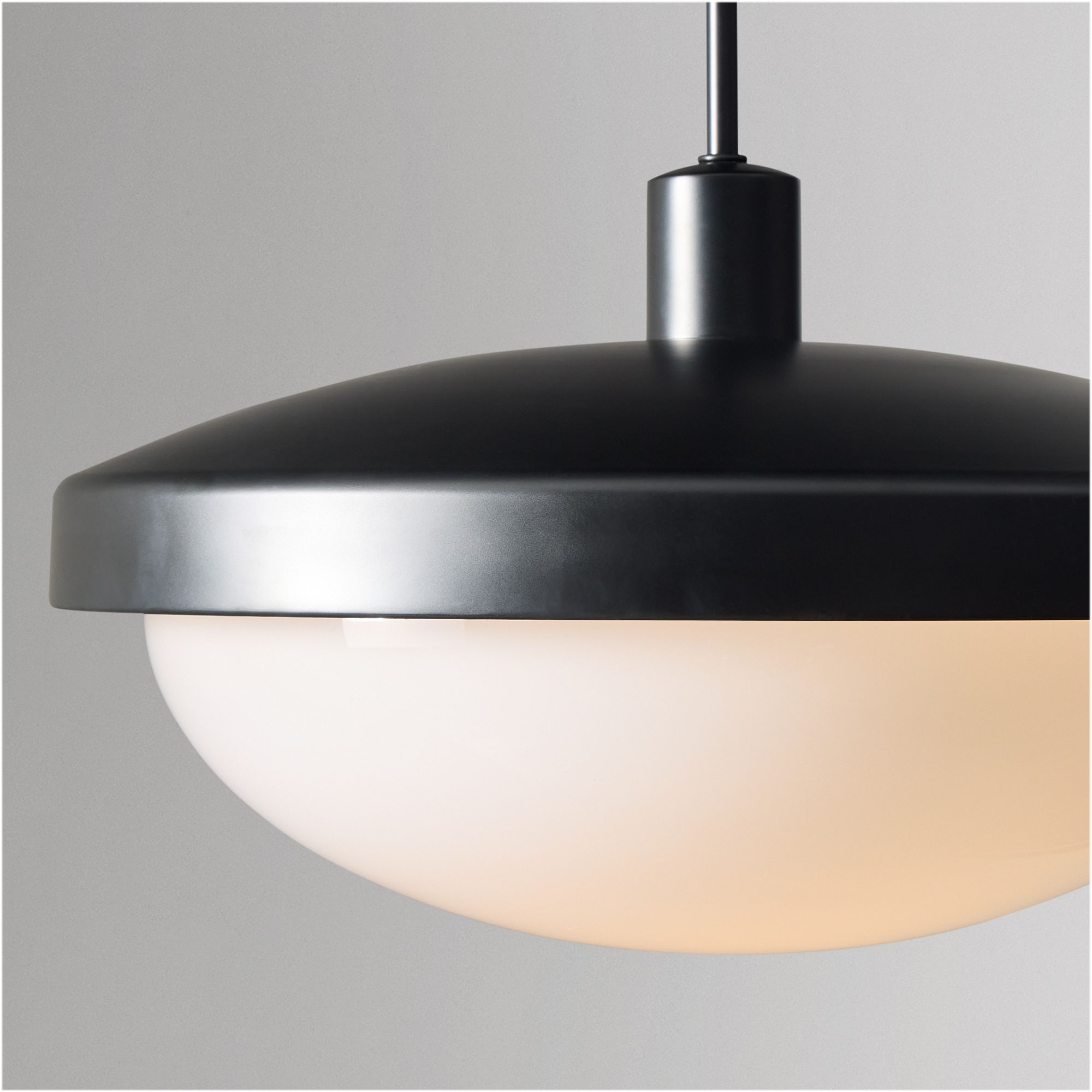 Rolvona Globe Pendant Light - Modern Oval Shade Hanging Lamp