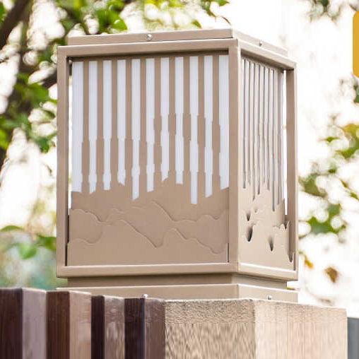Wave Garden Outdoor Light - Sleek Wavy Body Weather