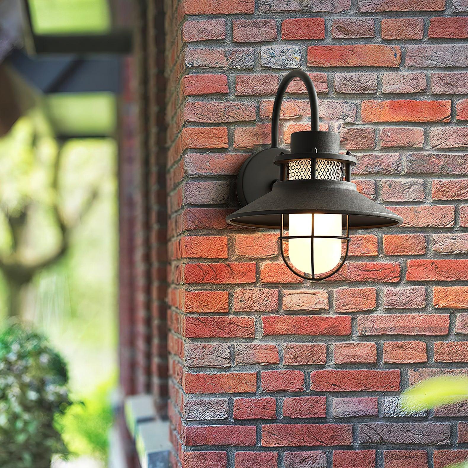 Outdoor Wall Lamp - Industrial Decor Wall Lamp Great for Patio/Porch