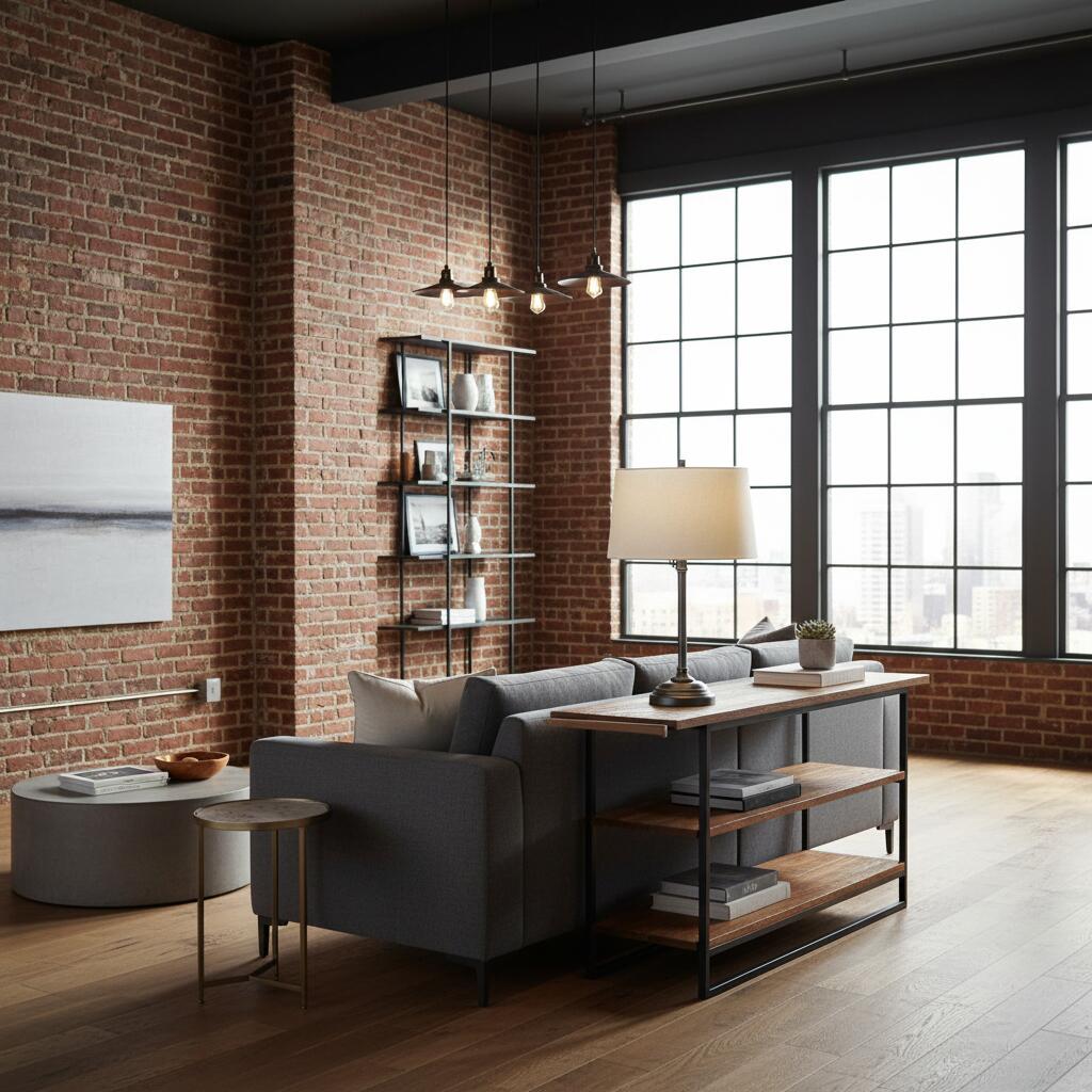Nera USB Table Lamp – Adjustable Height Sleek Metal Modern Lamp for Office and Living Room