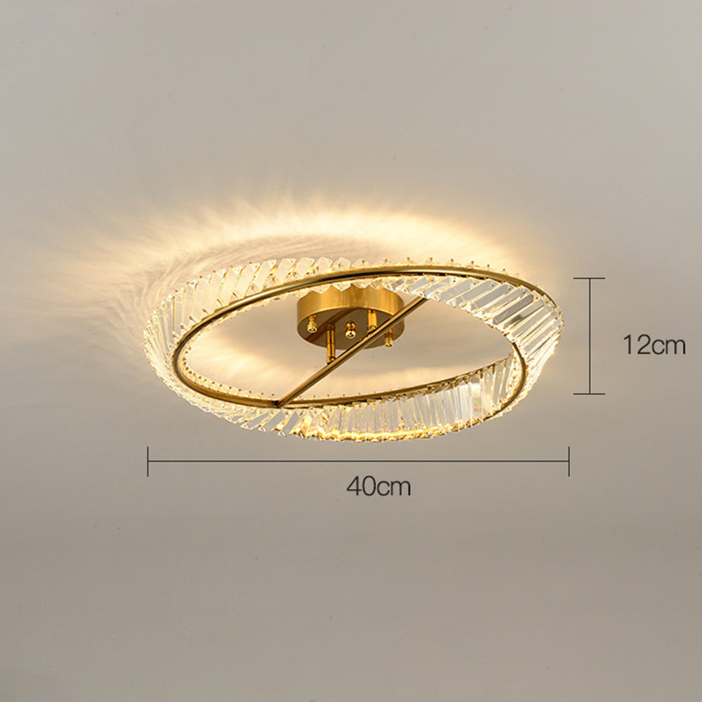 Crystal LED Ceiling Light – Modern Fixture for Stylish Bedrooms