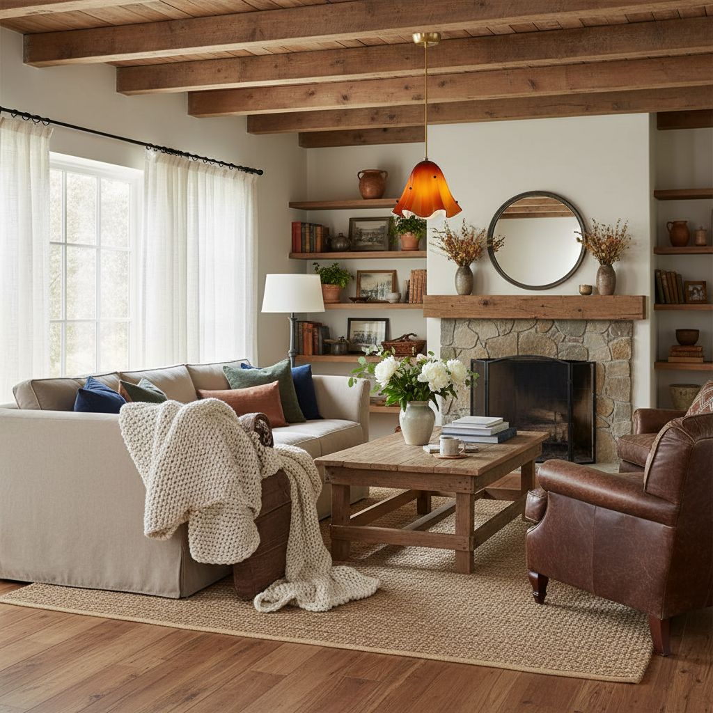 Bellina Kunstvolle Glas-Pendelleuchte – Moderne, von Blüten inspirierte Hänge-Deckenlampe