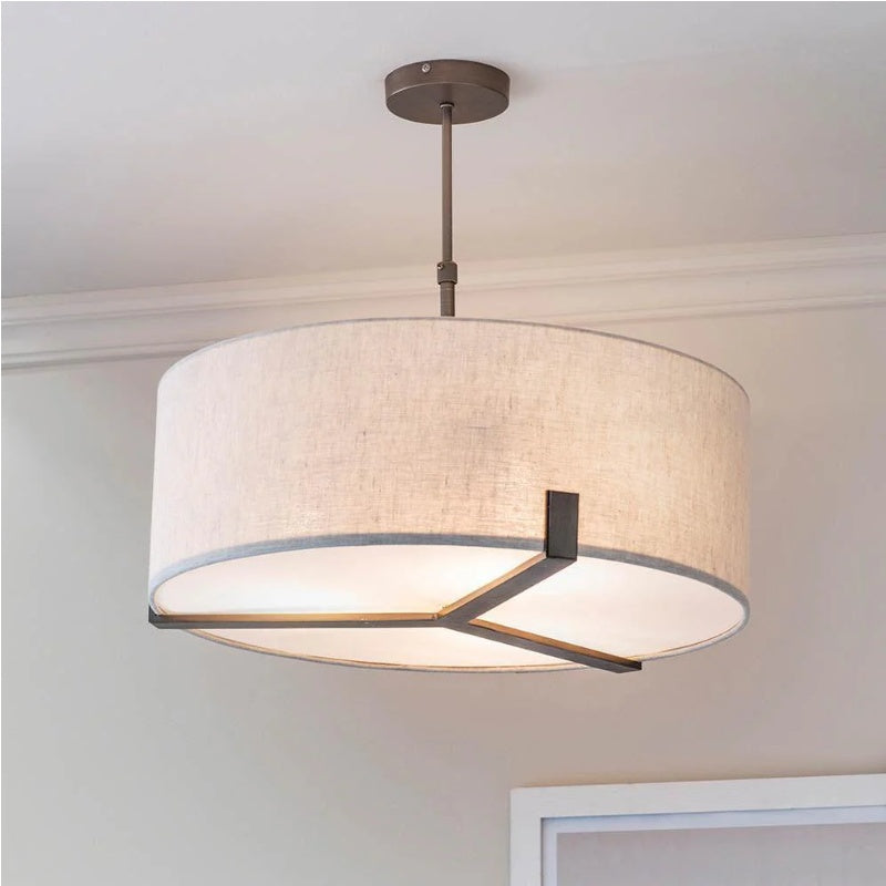 Tela 3 Light Suspension Light - Stylish Adjustable Pendant for Dining or Bedroom