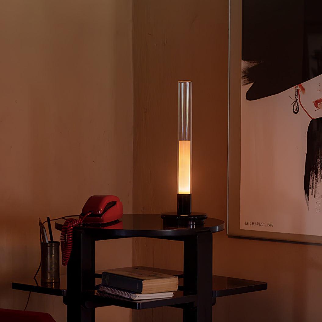 Column Built-in Battery Table Lamp - Indoor Table Lamp Touch Control