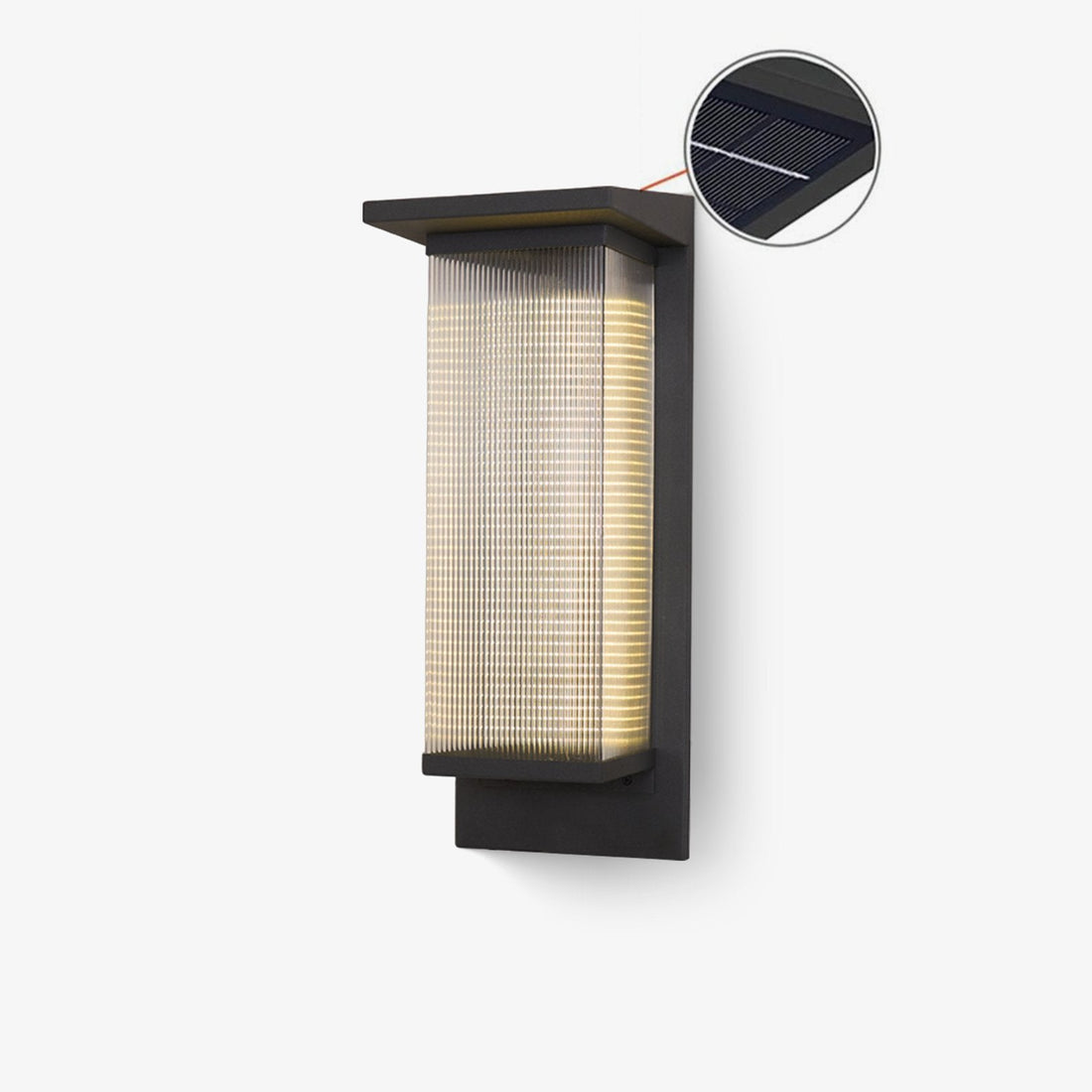 Outdoor Solar Wall Lamp - Modern LED Light for Garden & Patio
