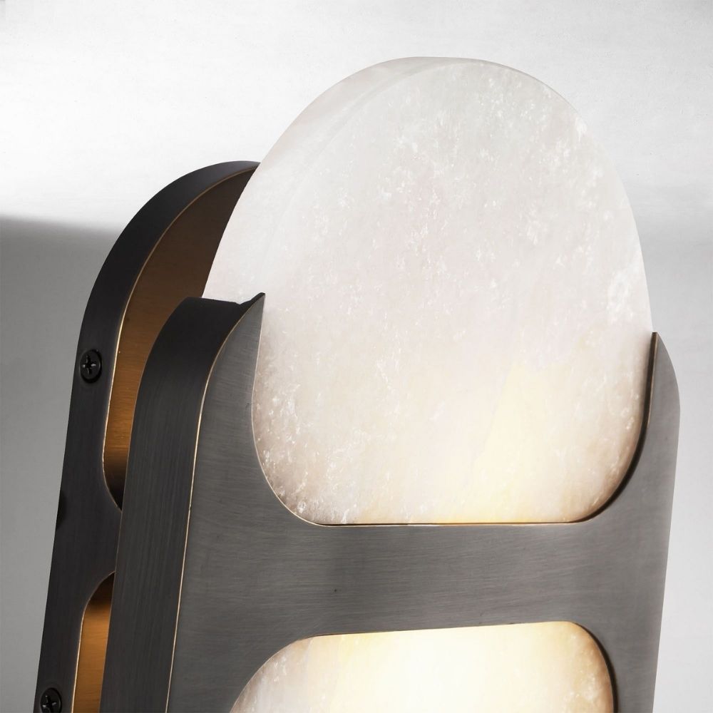 Alinara Wandleuchte – Moderne klassische Wandleuchte aus Alabaster für Luxus