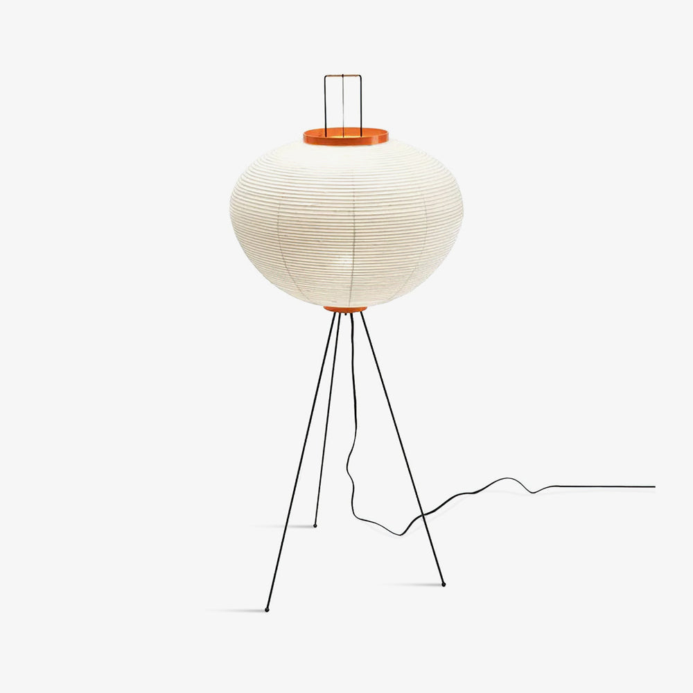 Rice Paper Floor Lamp - Bamboo Frame Soft Light for Living Room