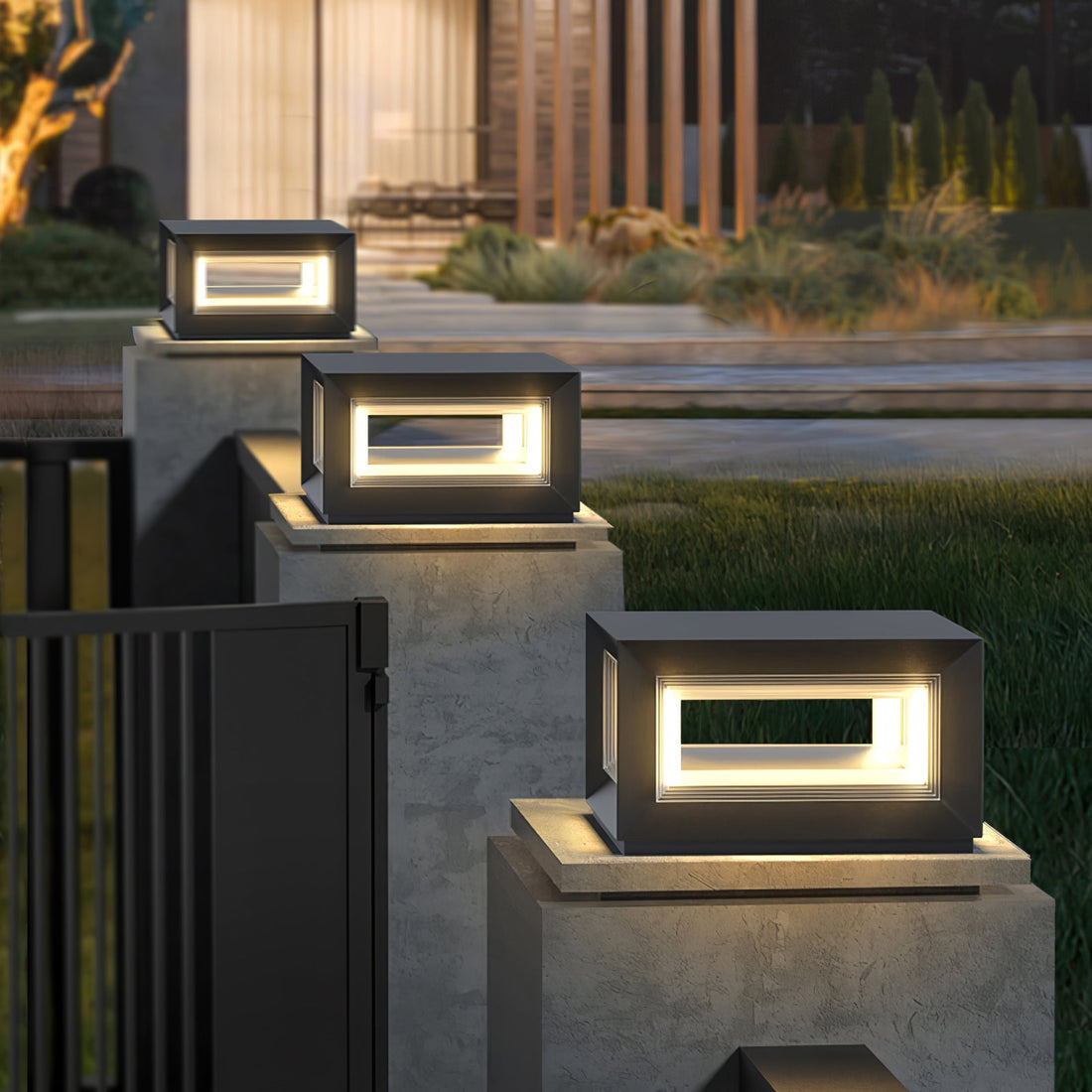 Outdoor Post Light - Waterproof LED Lamp for Garden, Patio & Pathway