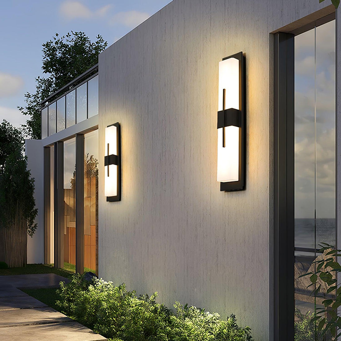 Außenwandleuchte - Wasserdichte moderne Außenlampe für Veranda und Garten