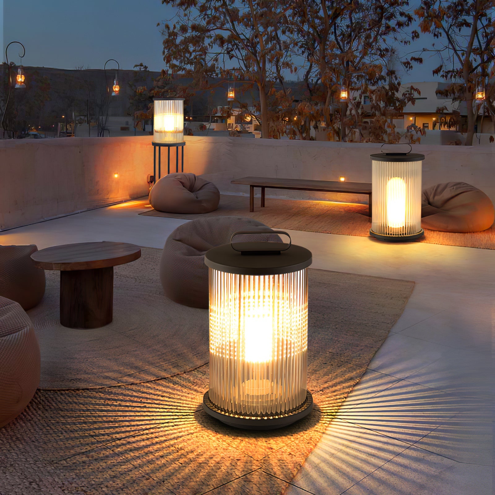 Lantern Garden Outdoor Light - Garden Outdoor Lamp Ideal for Walkways