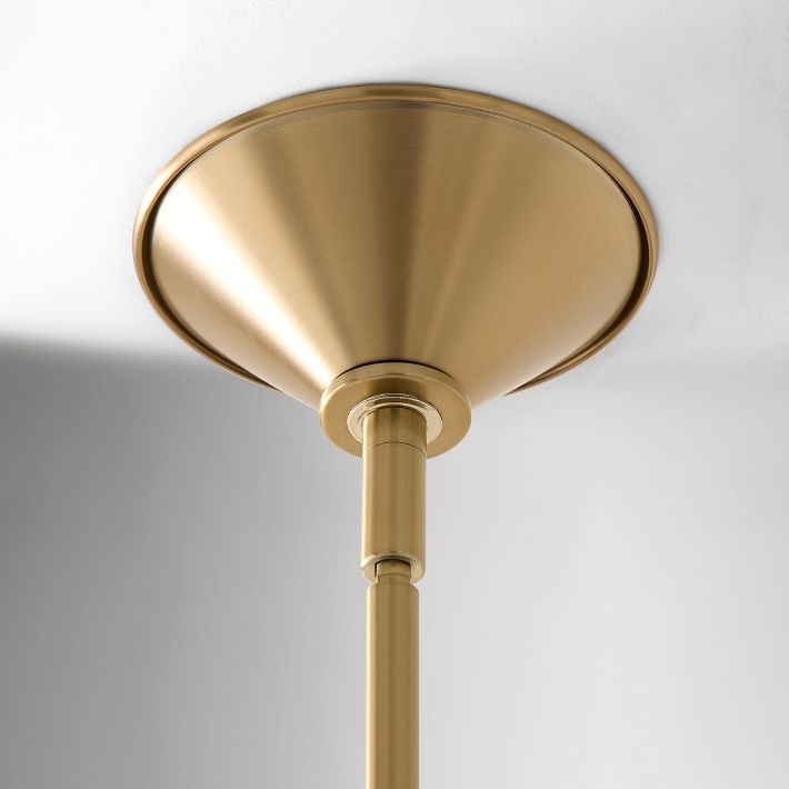 Fibura Metal Modern Linen Shade Linear Chandelier - Clean Lines