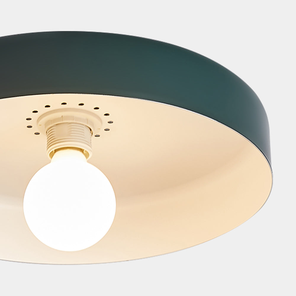 Flush Mount Art Decor Ceiling Light - Iron Round Fixture for Entryway