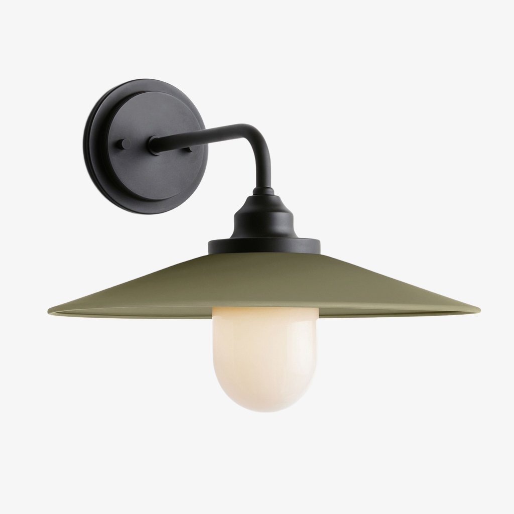 Cordax Utility-Inspired Wall Sconce - Metal and Glass for Indoor Outdoor Decor