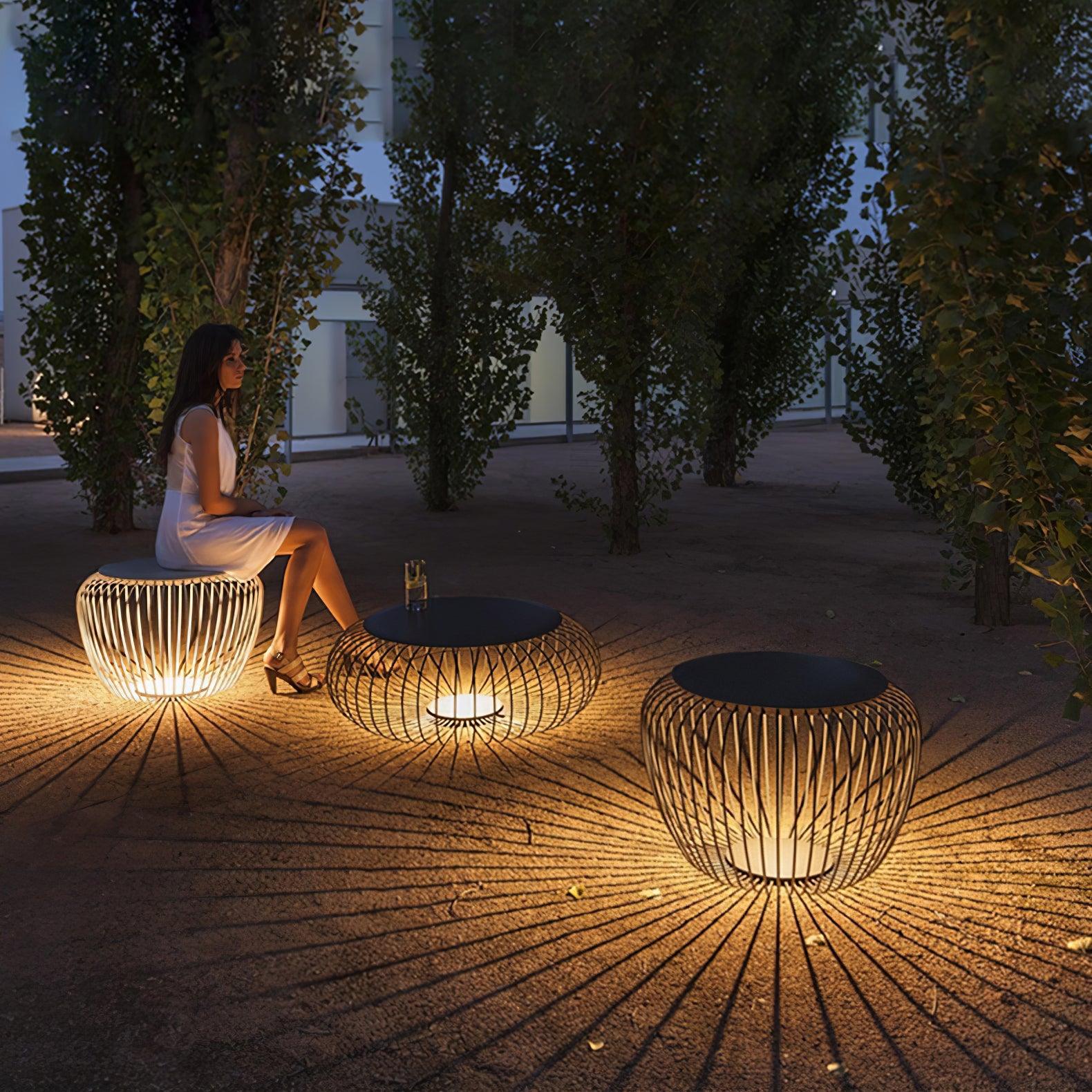 Meridiano Tischleuchte – Wiederaufladbares LED-Licht für Terrasse &amp; Garten