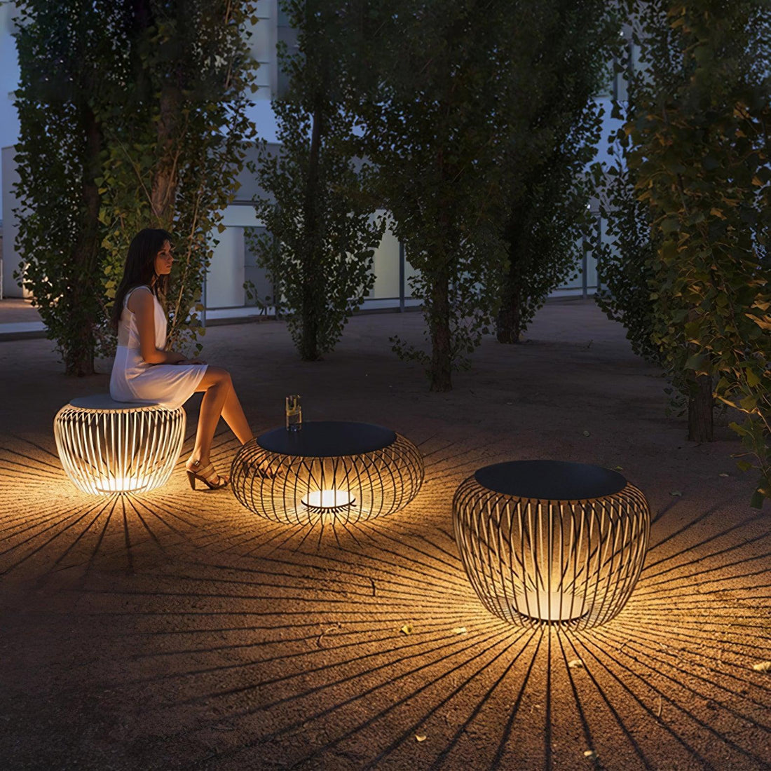Meridiano Table Lamp - Rechargeable LED Light for Patio & Garden