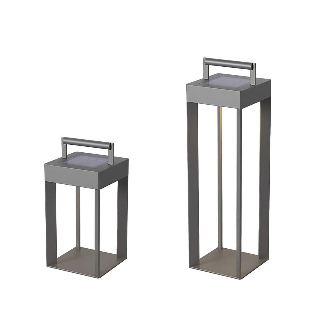 Solarlaterne Außenlampe - Geometrisches LED-Licht für Garten &amp; Terrasse