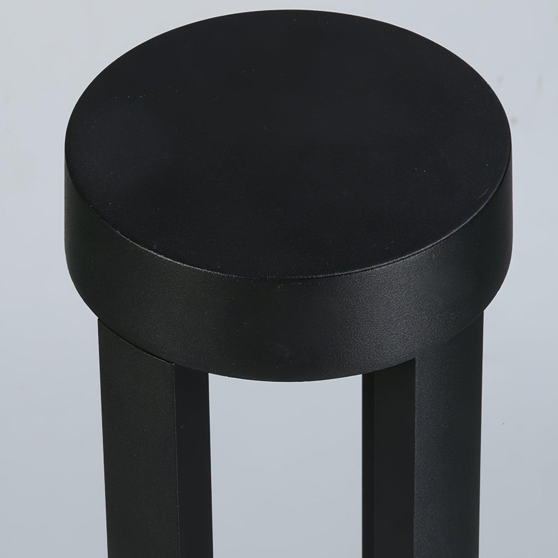 Black Solar Outdoor Post Light - Waterproof Solar Post Lamp