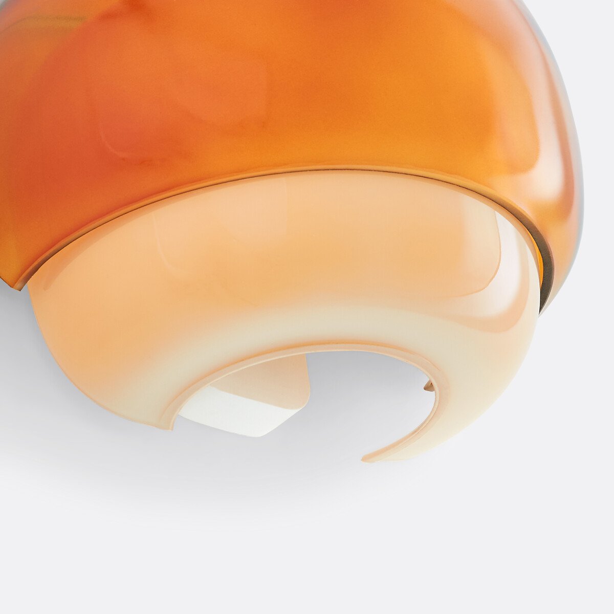 Clinco Farbige moderne Vintage-Glas-Wandlampe – Sanftes Pilz-Glühen