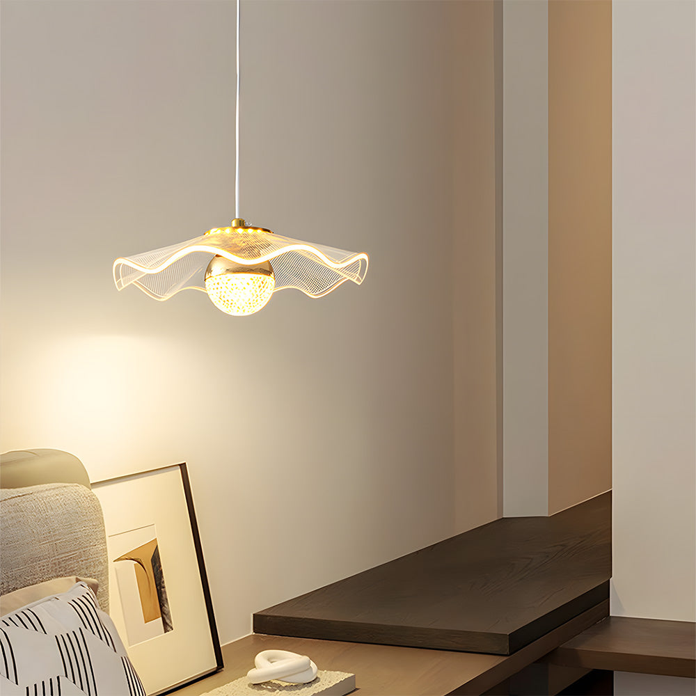 Contemporary Gold Ceiling Lamp - Luxurious Light for Living Room