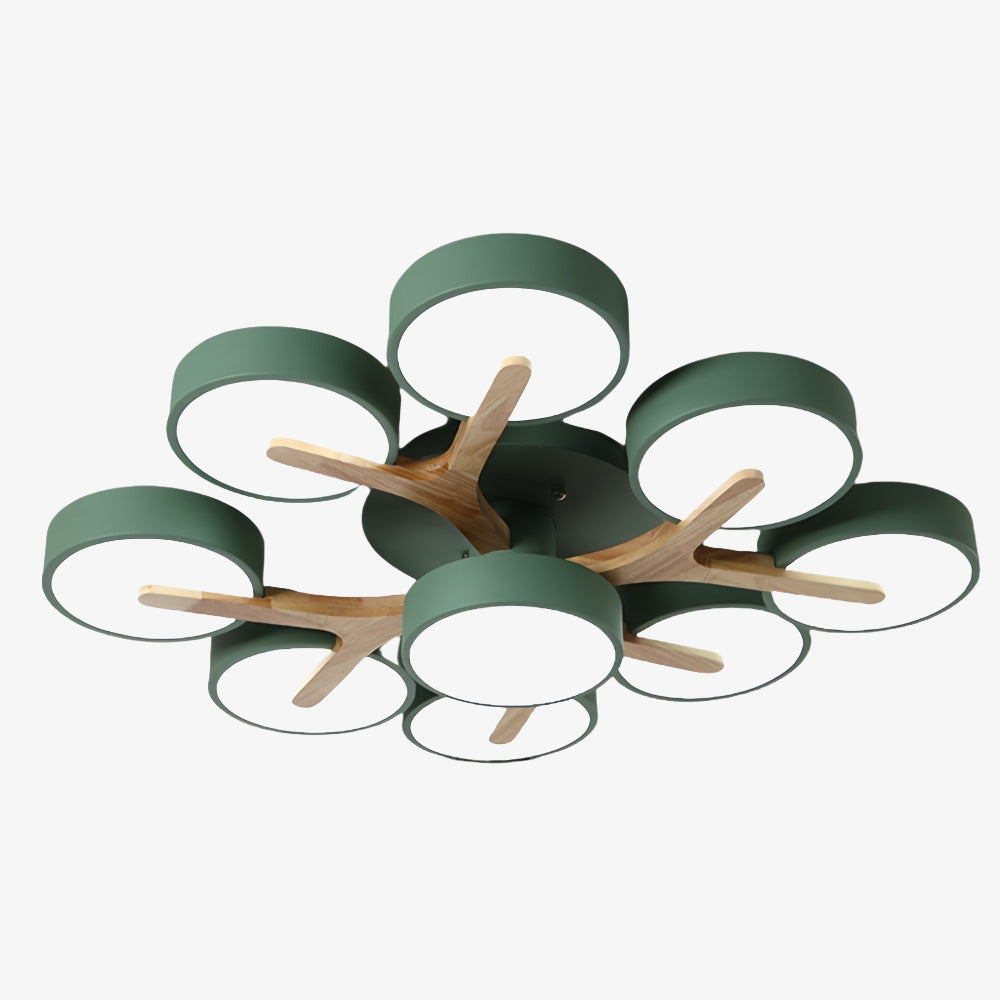 Contemporary Luxurious Ceiling Light - Acrylic Fixture for Living Room