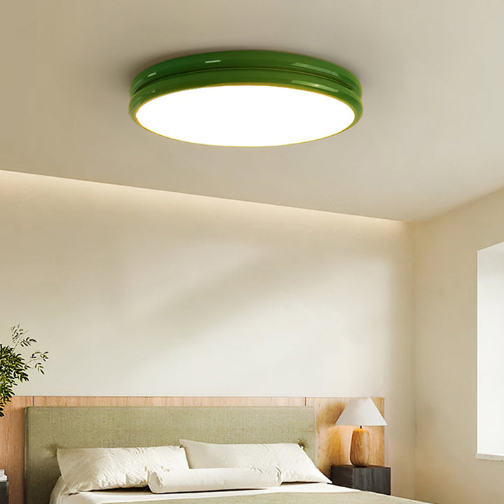Bauhaus Iron LED Ceiling Light – Sleek Bedroom Lighting Fixture