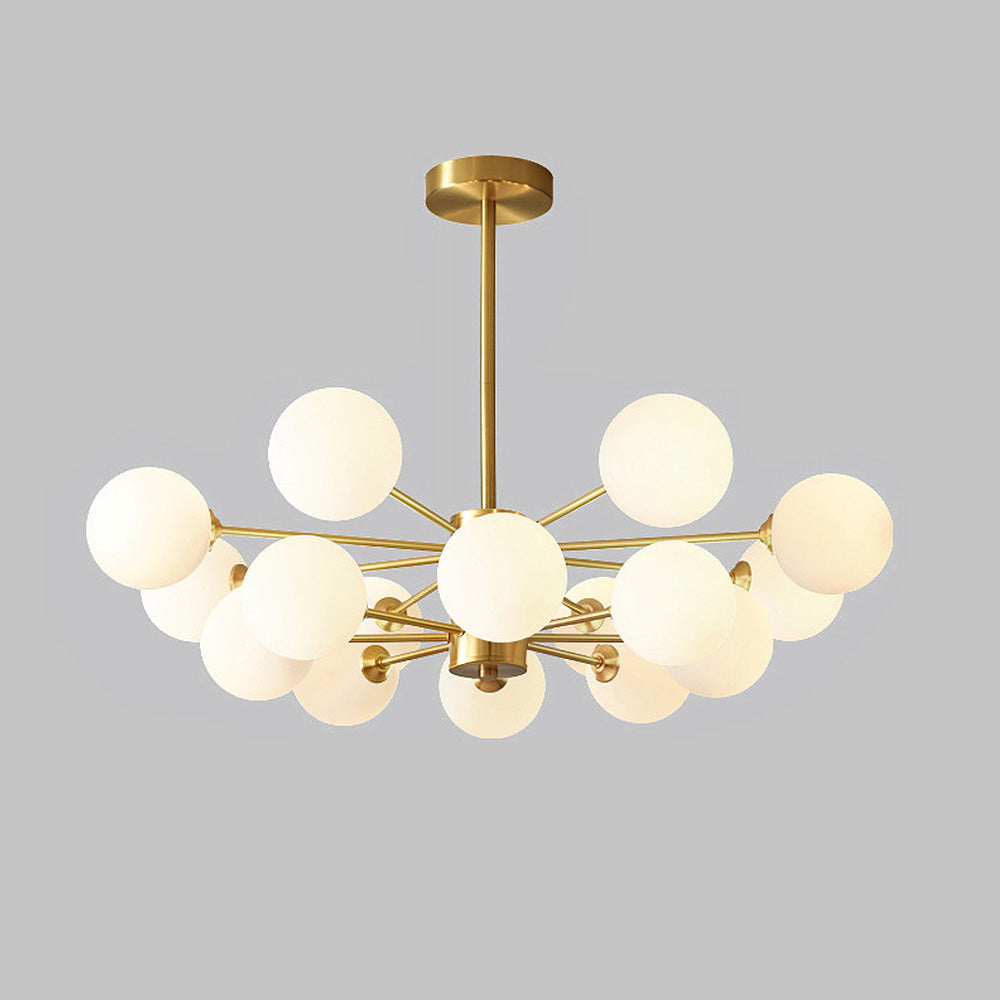 Gold Luxury Chandelier – Brass Fixture for Elegant Bedroom Décor