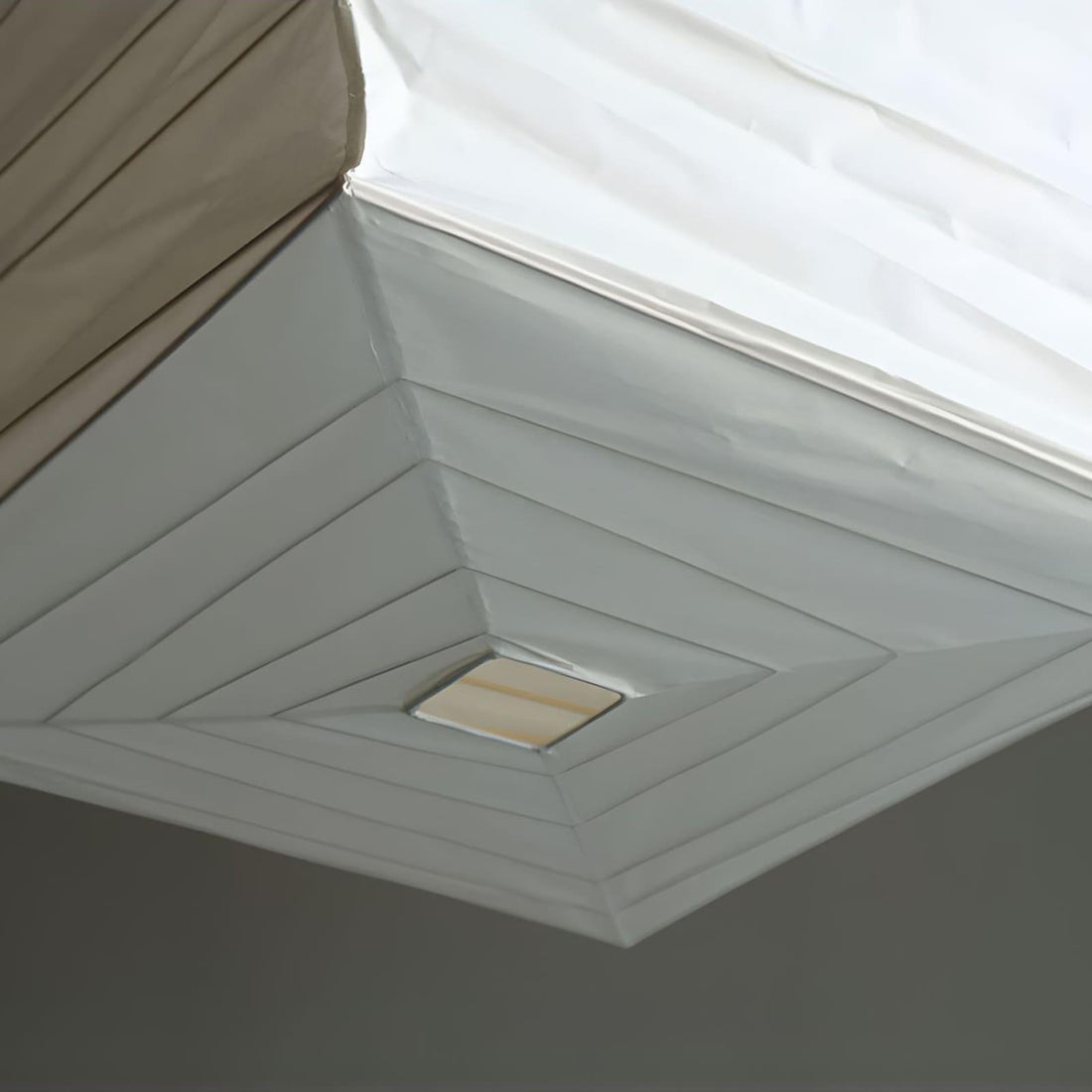 Papierwürfel-Pendelleuchte – Traditionelle minimalistische Lampe für den Eingangsbereich