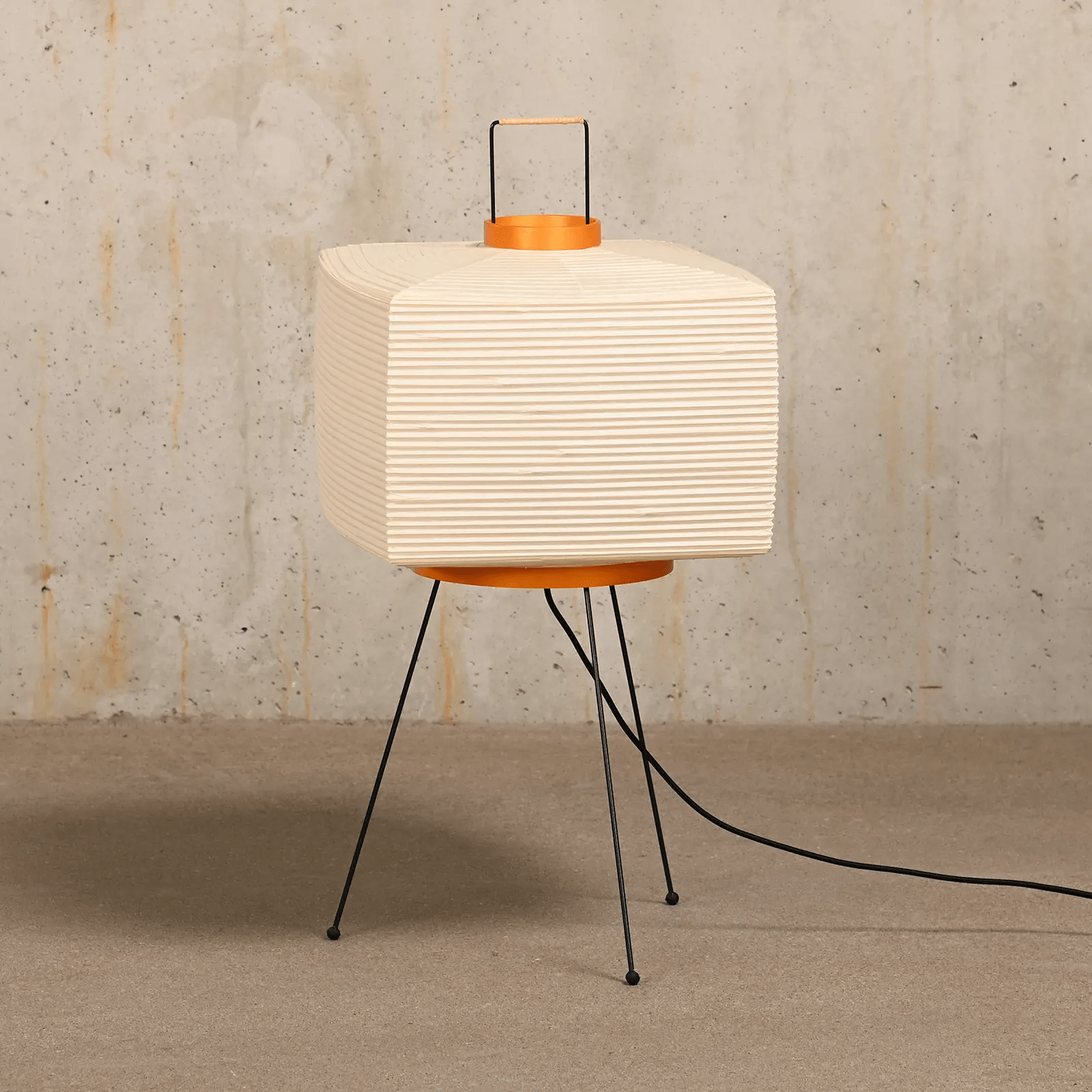 Washi Paper Table Lamp - Handcrafted Shade for Elegant Ambient Lighting