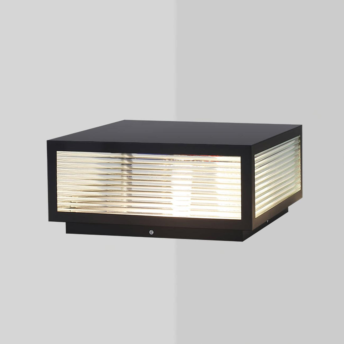 Garden Outdoor Light - Durable Metal Glass Lamp for Patio & Pathway